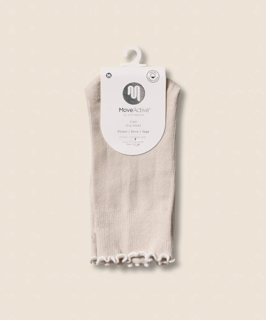 Crew Non Slip Grip Socks - Wicked Weenie Frill