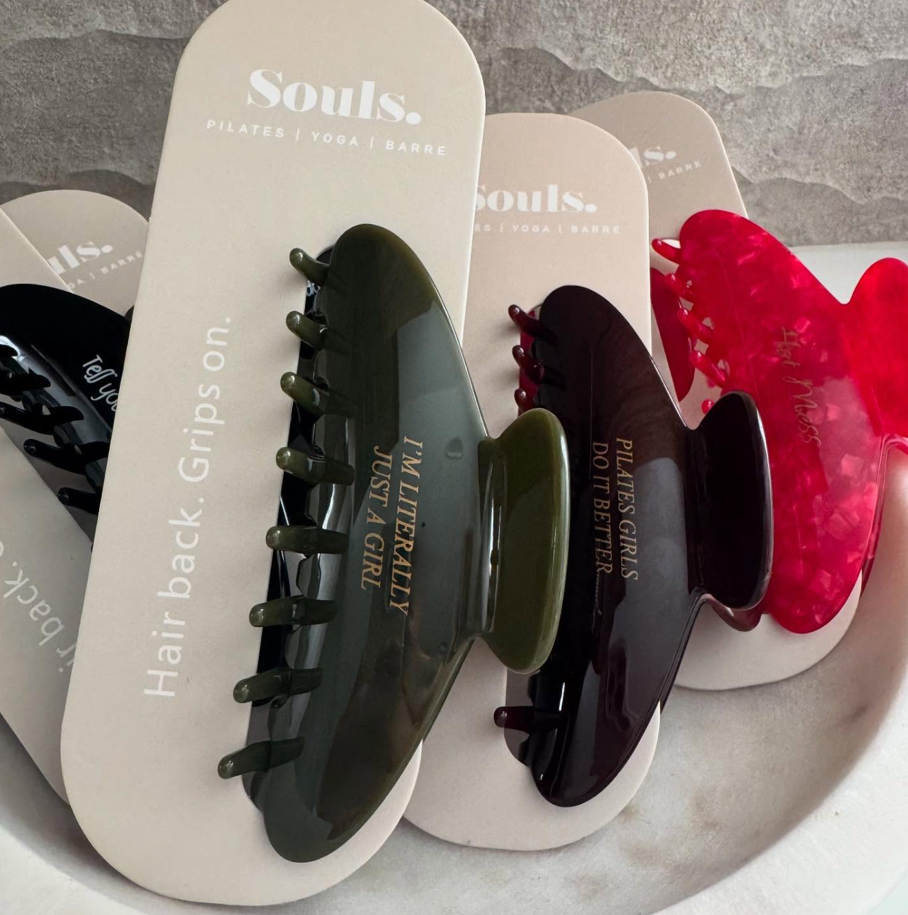 Pilates Girls Do It Better Hair Clip