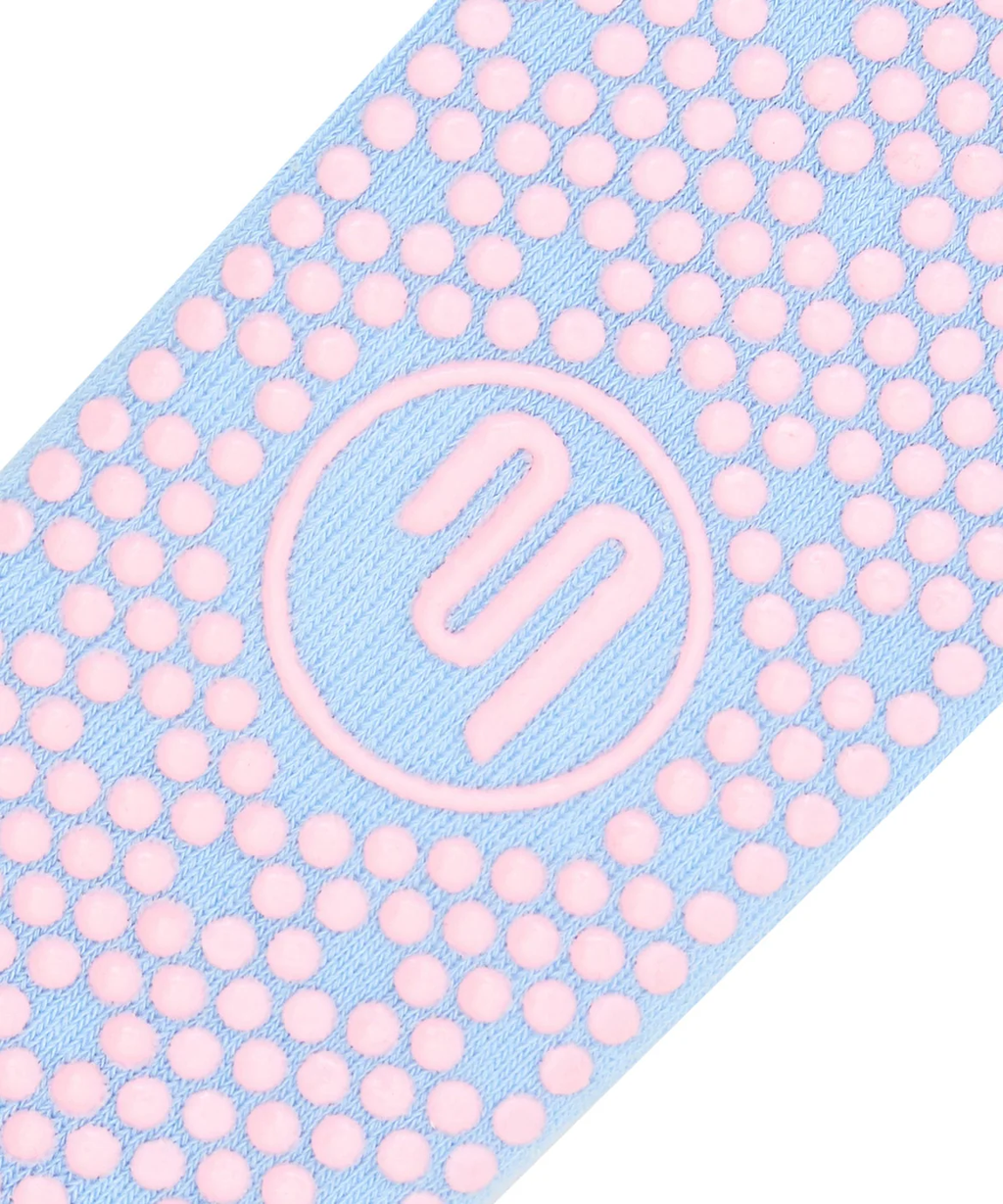 Crew Non Slip Grip Socks - Vintage Baby Blue