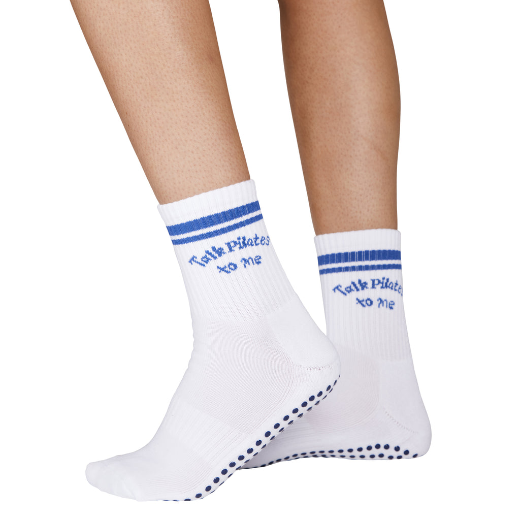 Talk Pilates to me Grip Socks