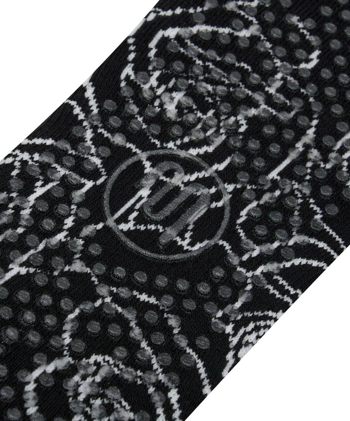 Slide On Non Slip Grip Socks - Rose Garden