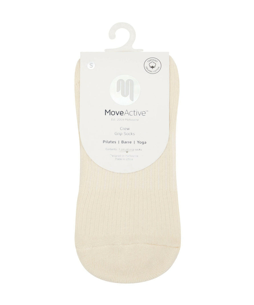 Crew Non Slip Grip Socks - Vintage Ivory
