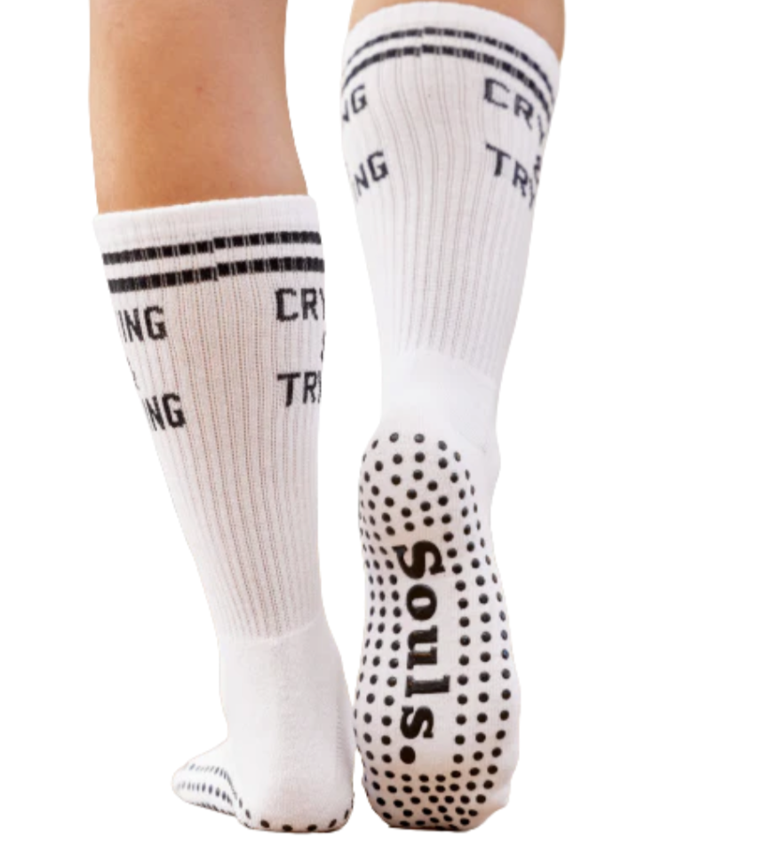 Crying & Trying Grip Socks